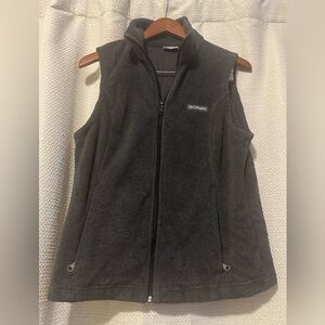 Columbia Charcoal Gray Fleece Vest